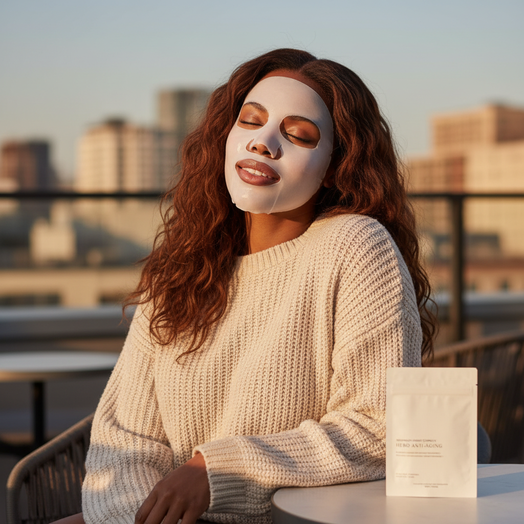 The Cocktail Mask – Blush Silk